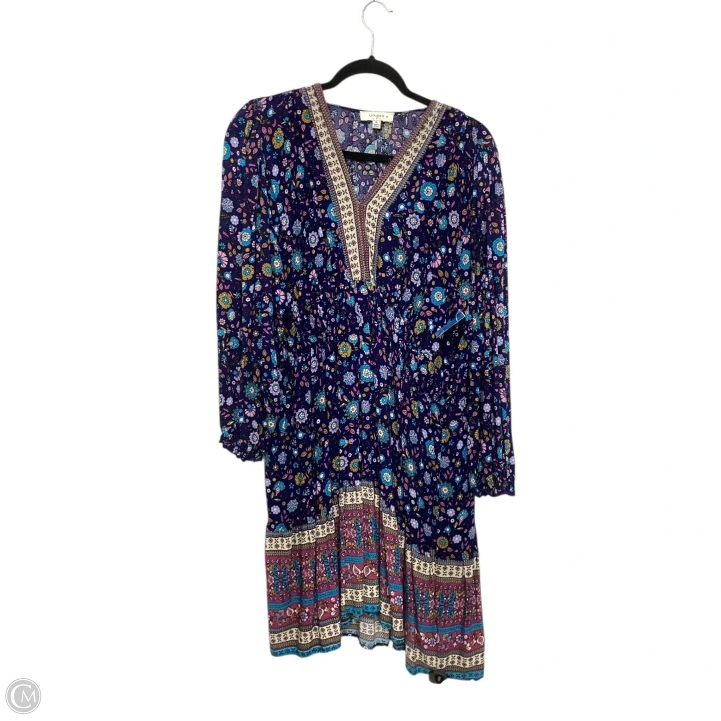 Dress Casual Short By Umgee In Blue, Size: Xl