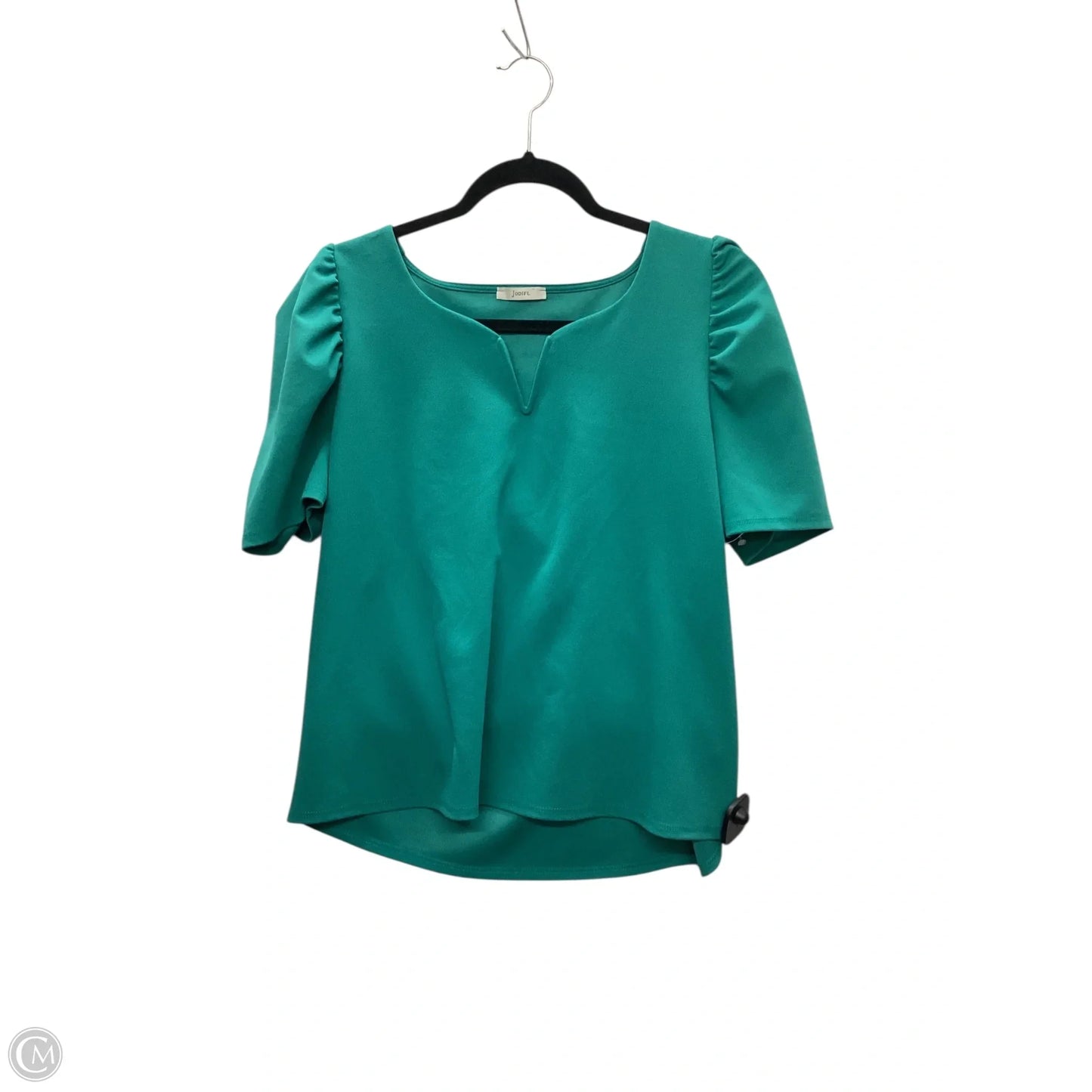 Top Short Sleeve By Jodifl In Green, Size: M
