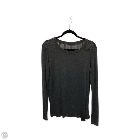 Top Long Sleeve By Lululemon In Grey, Size: S