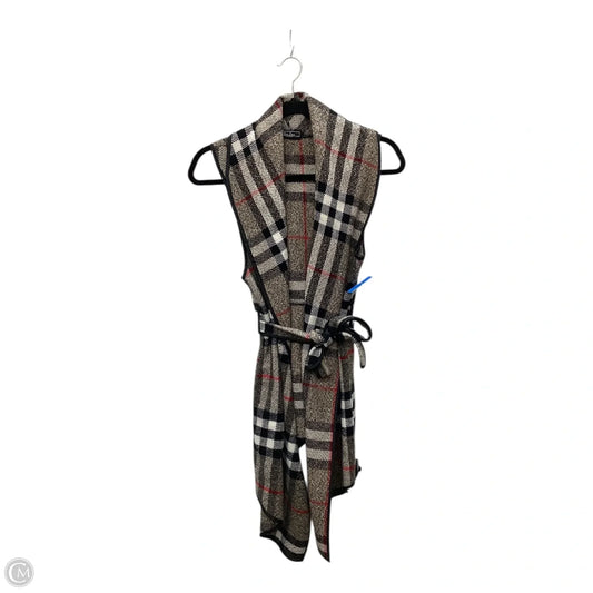 Vest Other By Clothes Mentor In Plaid Pattern, Size: S