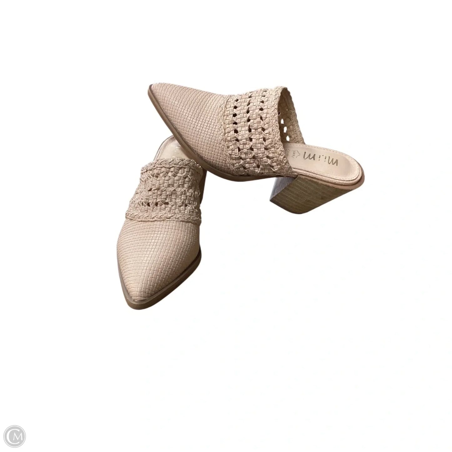 Shoes Heels Block By Clothes Mentor In Beige, Size: 6