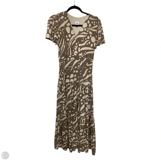 Dress Casual Maxi By Cabi In Beige, Size: S
