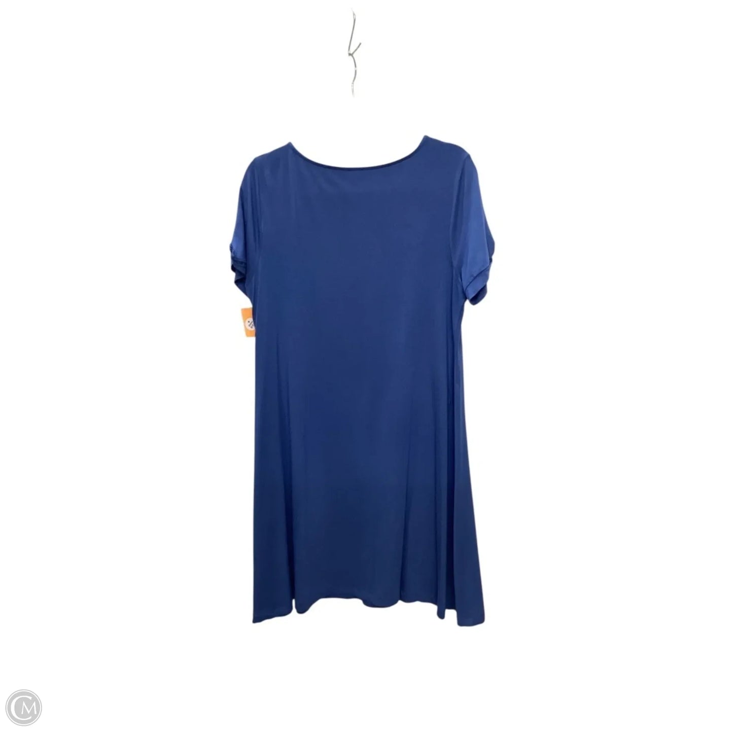 Dress Casual Midi By Chicos In Blue, Size: M