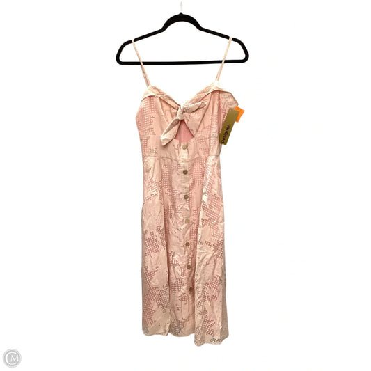 Designer Dress Casual Short By Hutch In Pink, Size: S