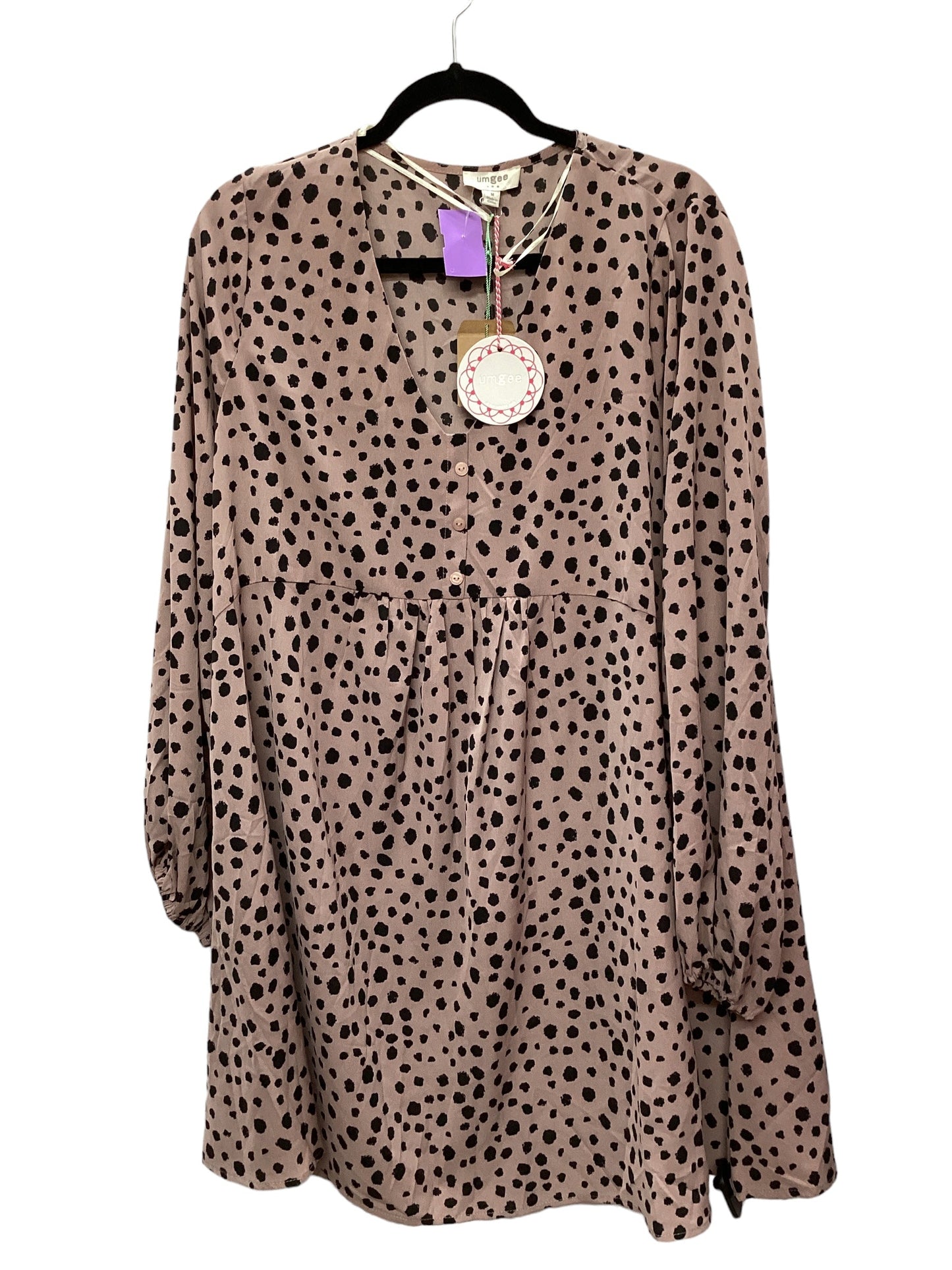 Animal Print Dress Casual Midi Umgee, Size M