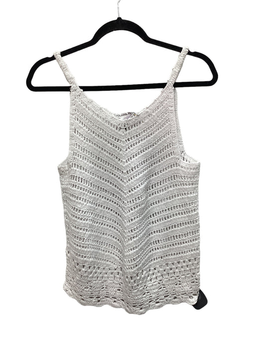 White Top Sleeveless Nouveau, Size M