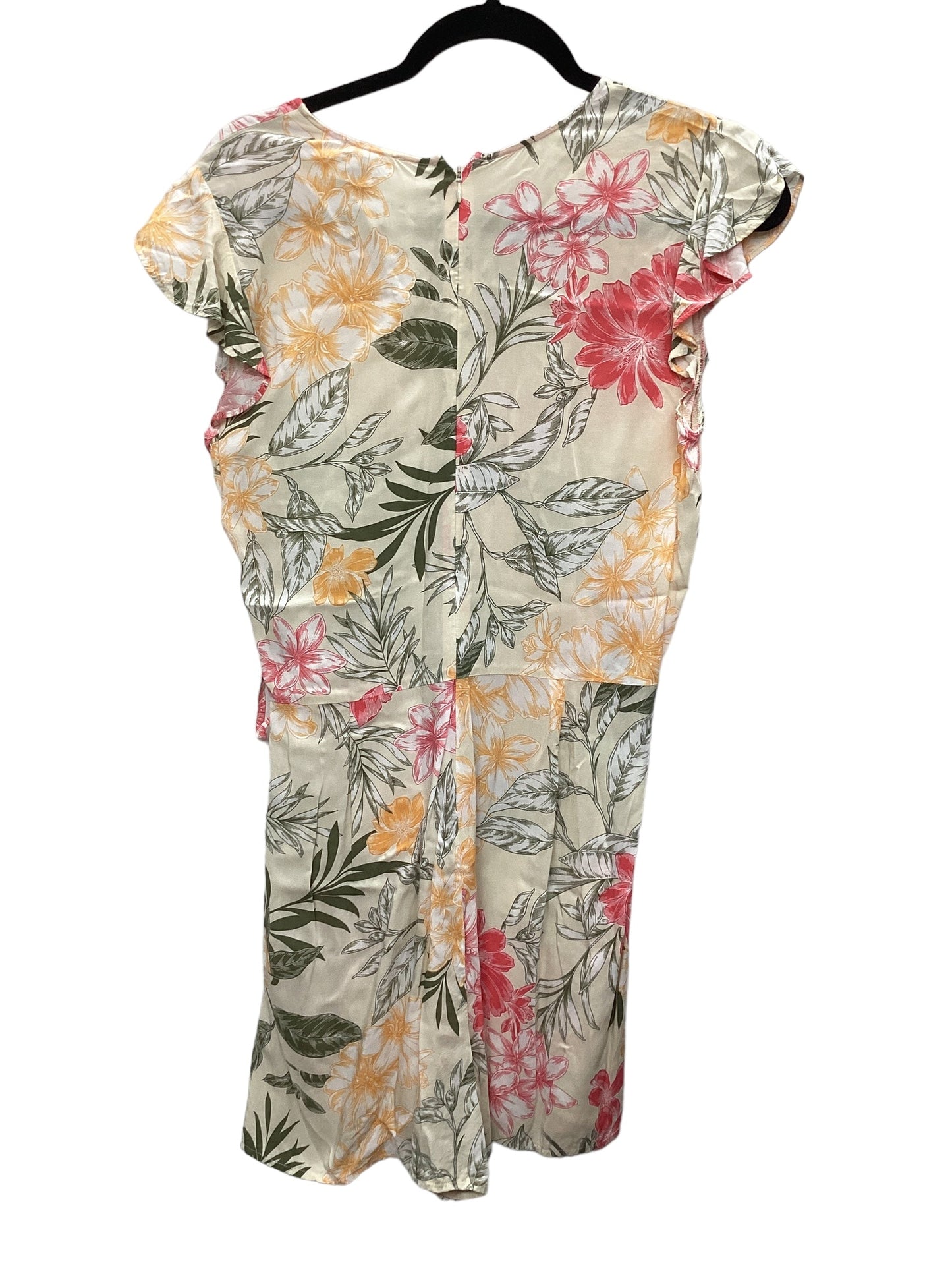 Floral Print Romper Loft, Size 4