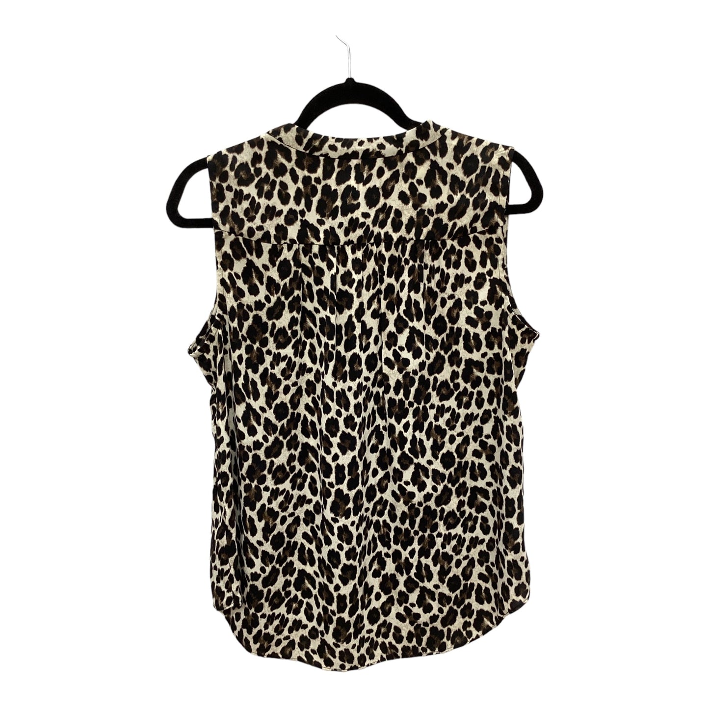 Top Sleeveless By Vince Camuto In Leopard Print, Size: M