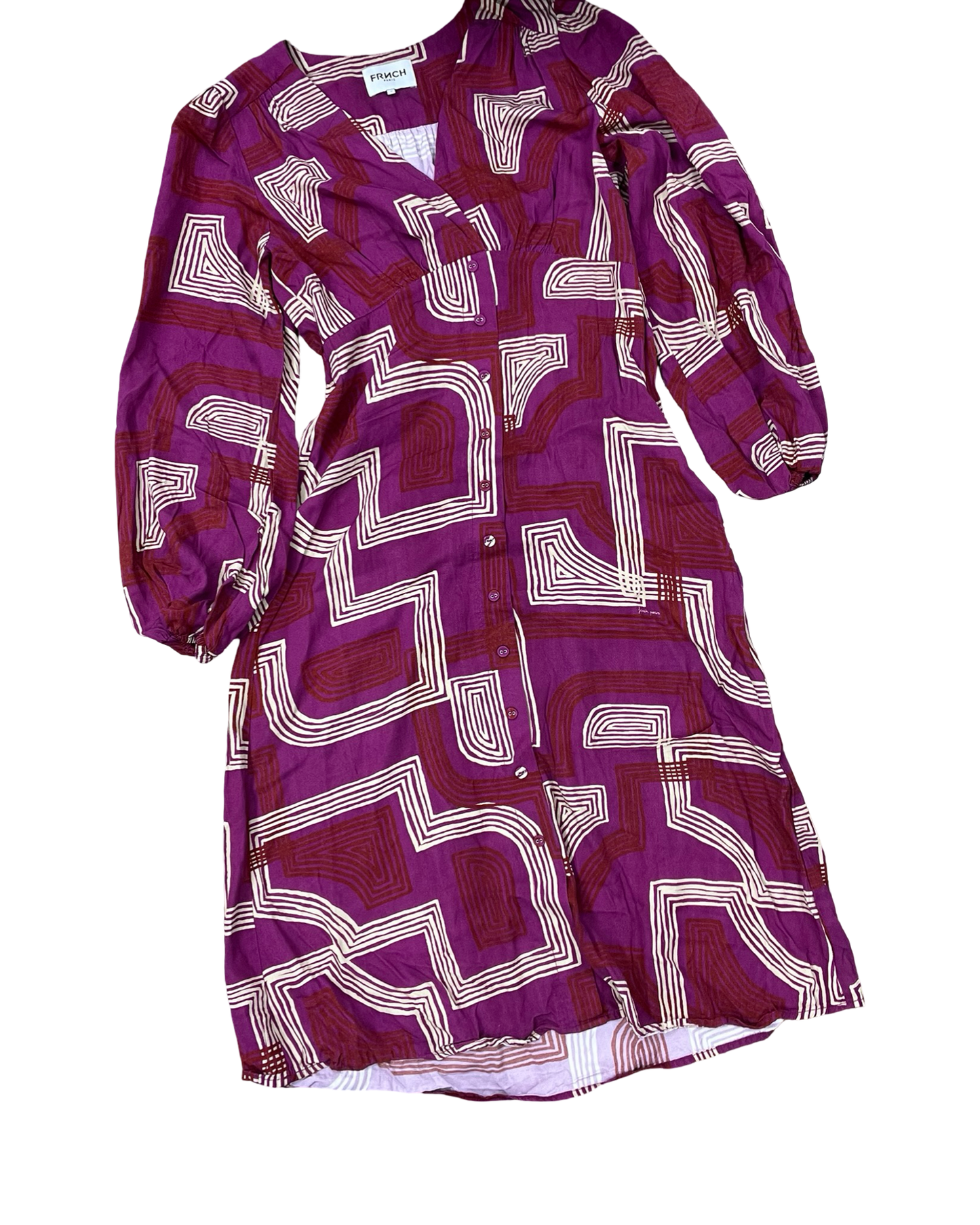 Dress Casual Midi By Frnch In Pink, Size:M