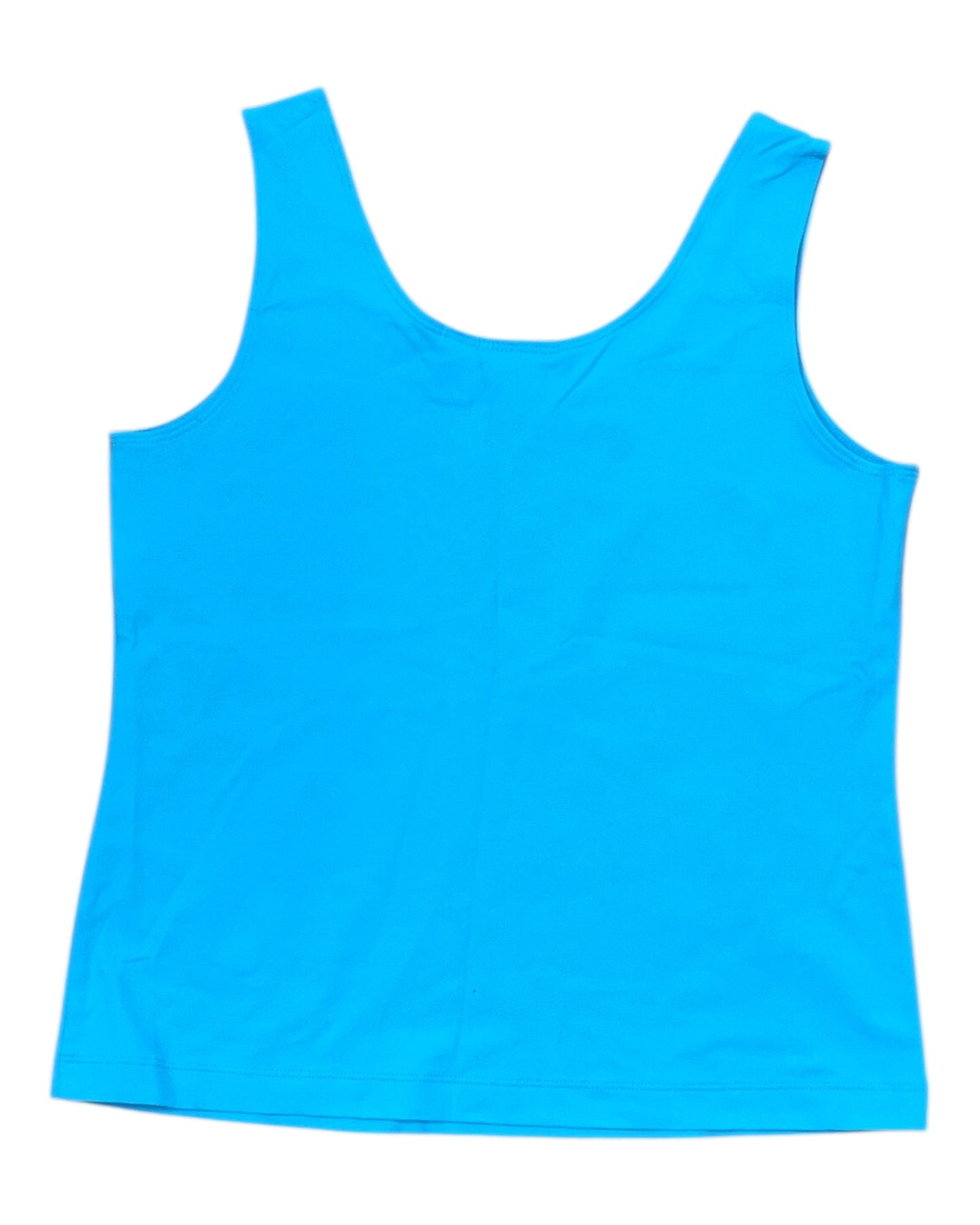 Top Sleeveless Basic By Chicos In Teal, Size:M