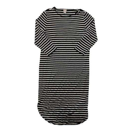 Dress Casual Maxi By Chicos In Striped Pattern, Size:16