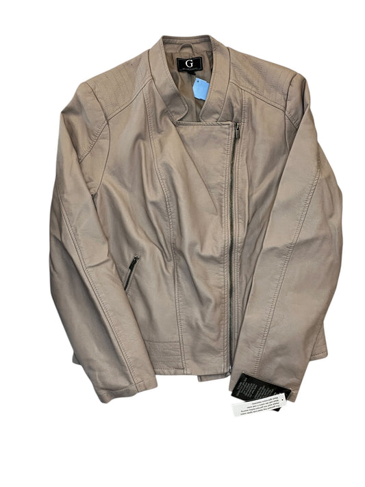 Jacket Moto By G By Giuliana In Mauve, Size:Xl