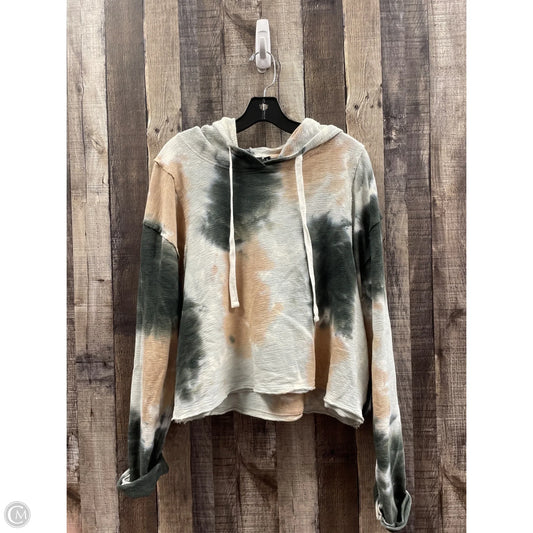 Sweater By Mono B In Tie Dye Print, Size: L
