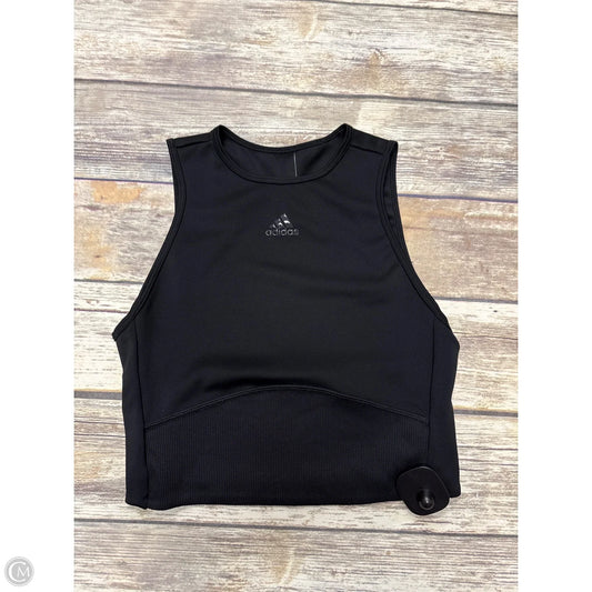 Athletic Tank Top By Adidas In Black, Size: S