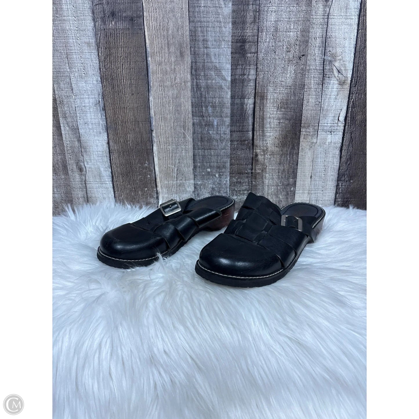 Shoes Flats By Predictions In Black, Size: 10