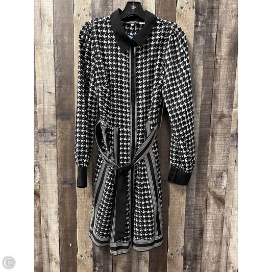 Dress Designer By Karl Lagerfeld In Black & White, Size: 10