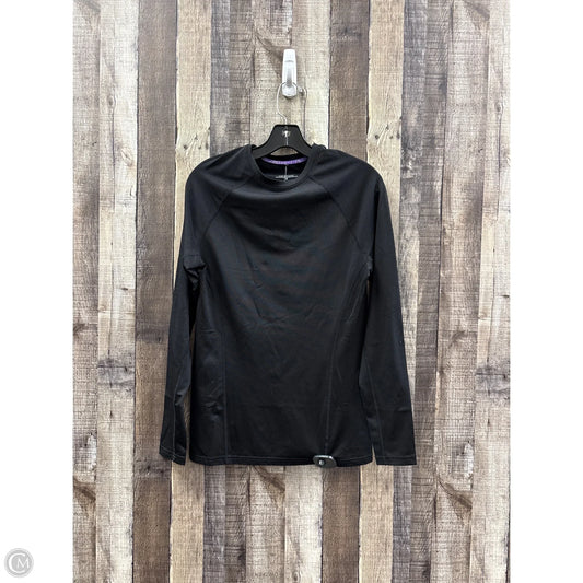 Top Long Sleeve By Cuddl Duds In Black, Size: S