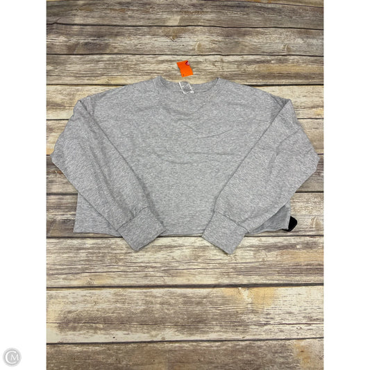 Sweatshirt Crewneck By No Boundaries In Grey, Size: S