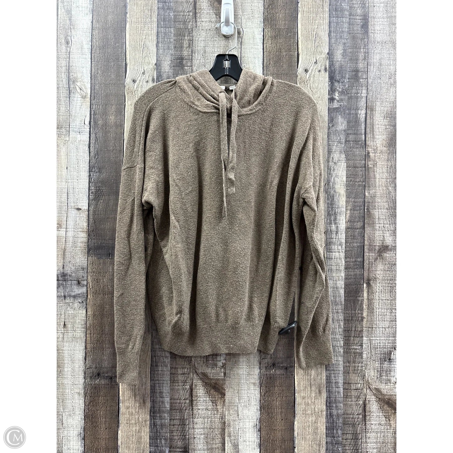 Sweatshirt Hoodie By Gap In Brown, Size: L