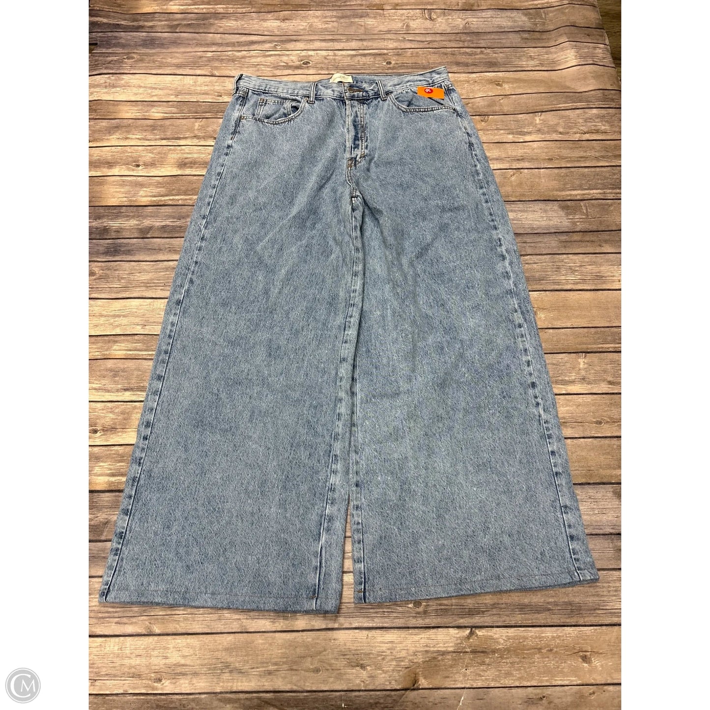 Jeans Wide Leg By Universal Thread In Blue, Size: 14