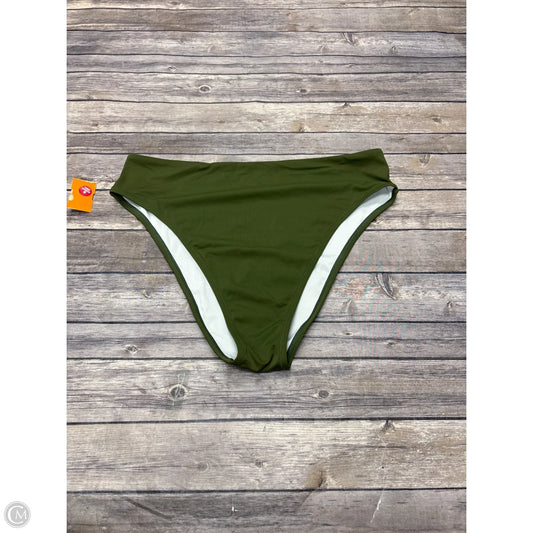 Swimsuit Bottom By Shade & Shore In Green, Size: Xl