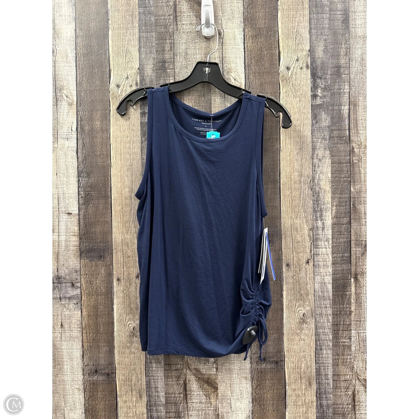 Top Sleeveless By Threads 4 Thought In Navy, Size: S