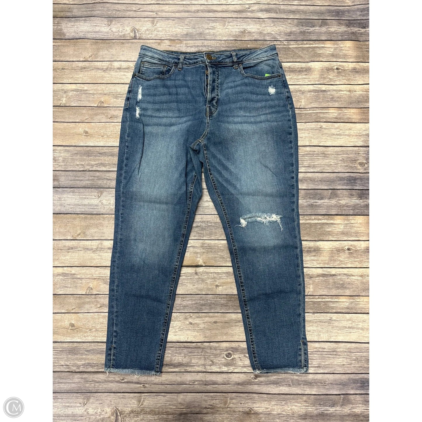 Jeans Straight By Stitch Star In Blue, Size: 14