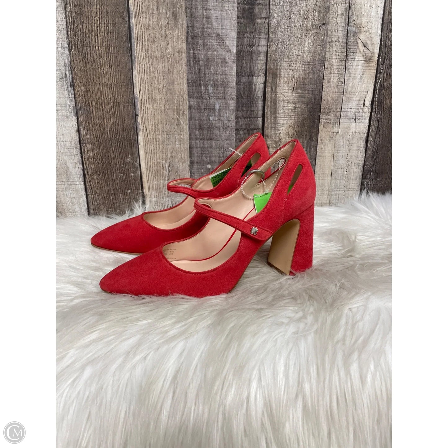 Shoes Designer By Kate Spade In Red, Size: 7