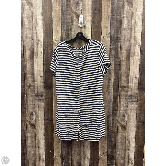 Top Short Sleeve By Coin In Striped Pattern, Size: 2x