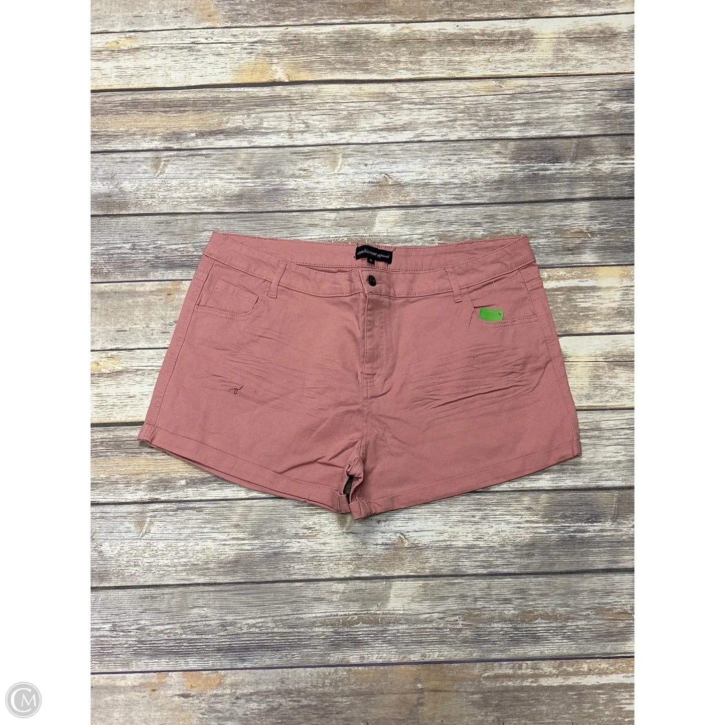 Shorts By Ambiance Apparel In Pink, Size: 3x