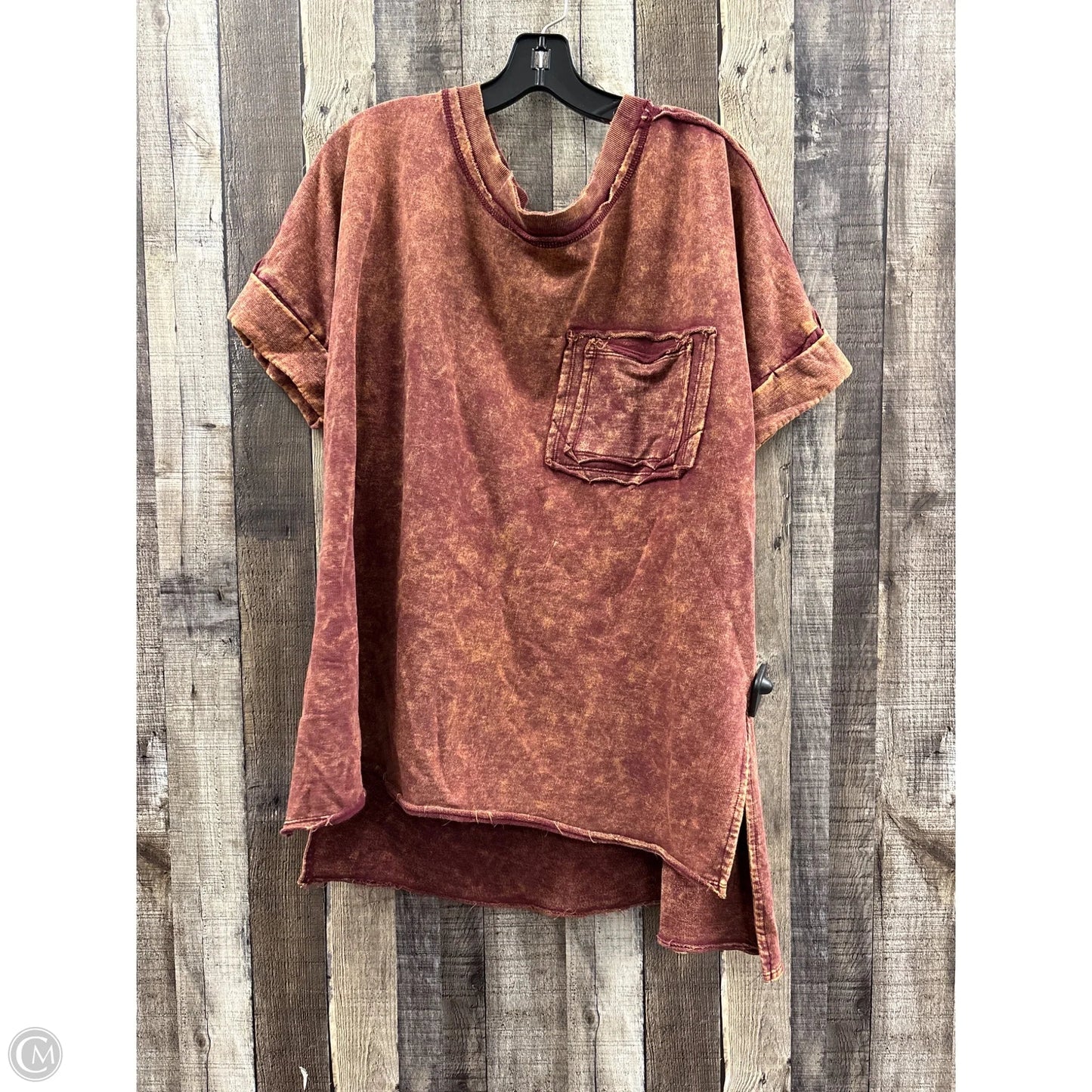 Sweatshirt Crewneck By Zenana In Red, Size: 2x