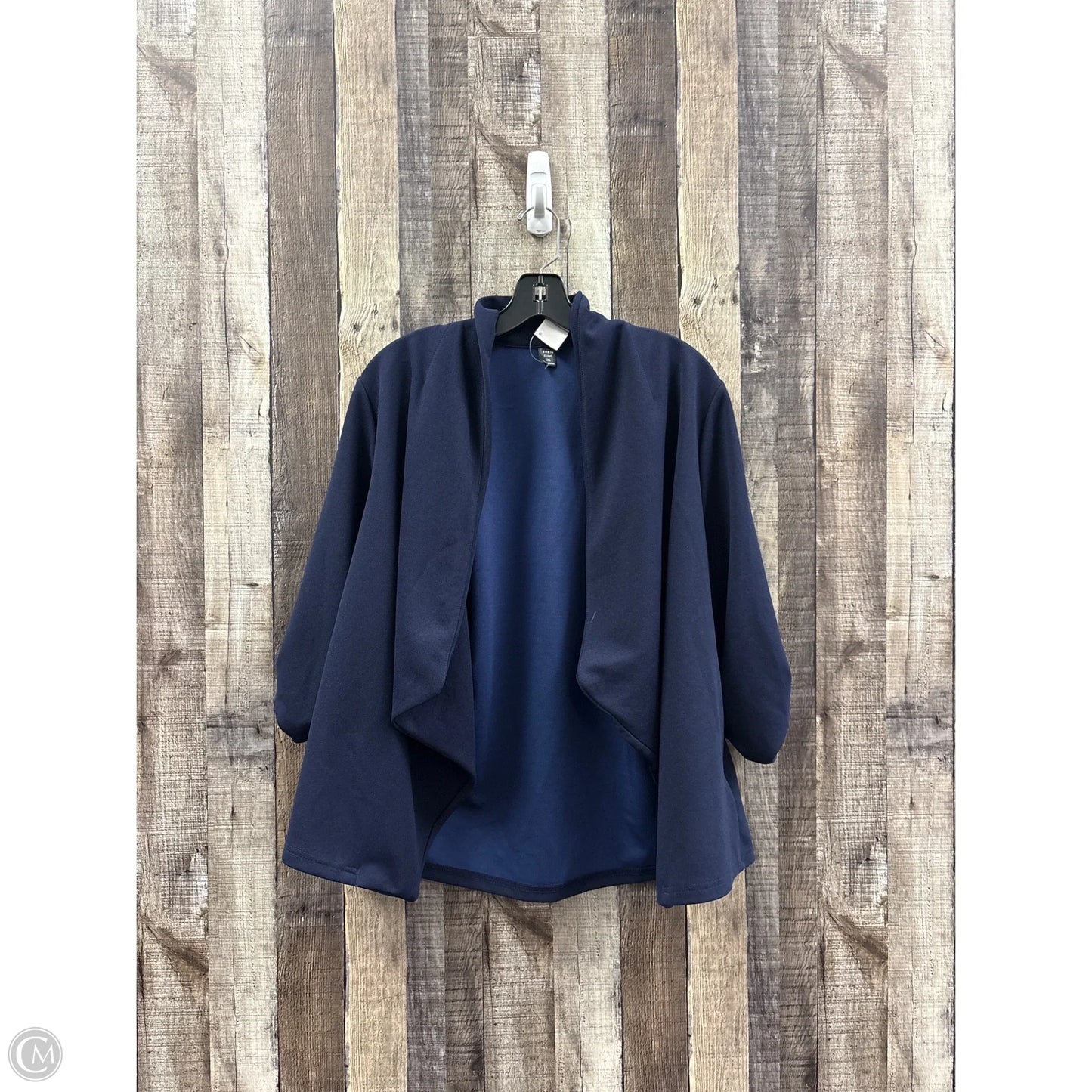 Blazer By Shein In Navy, Size: 1x