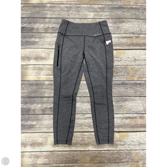 Athletic Leggings By Eddie Bauer In Grey, Size: Sp