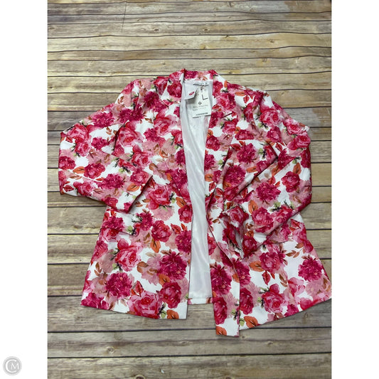 Blazer By Staccato In Floral Print, Size: L