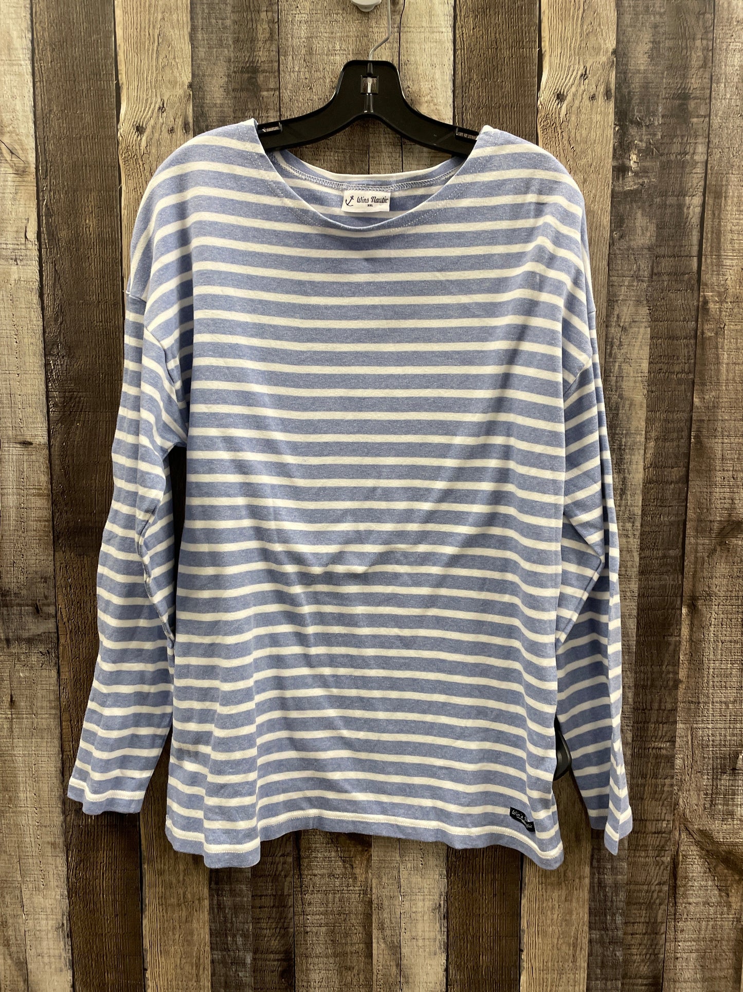 Top Long Sleeve By Clothes Mentor In Striped Pattern, Size: 3x