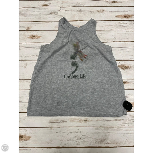 Top Sleeveless By Old Navy In Grey, Size: S