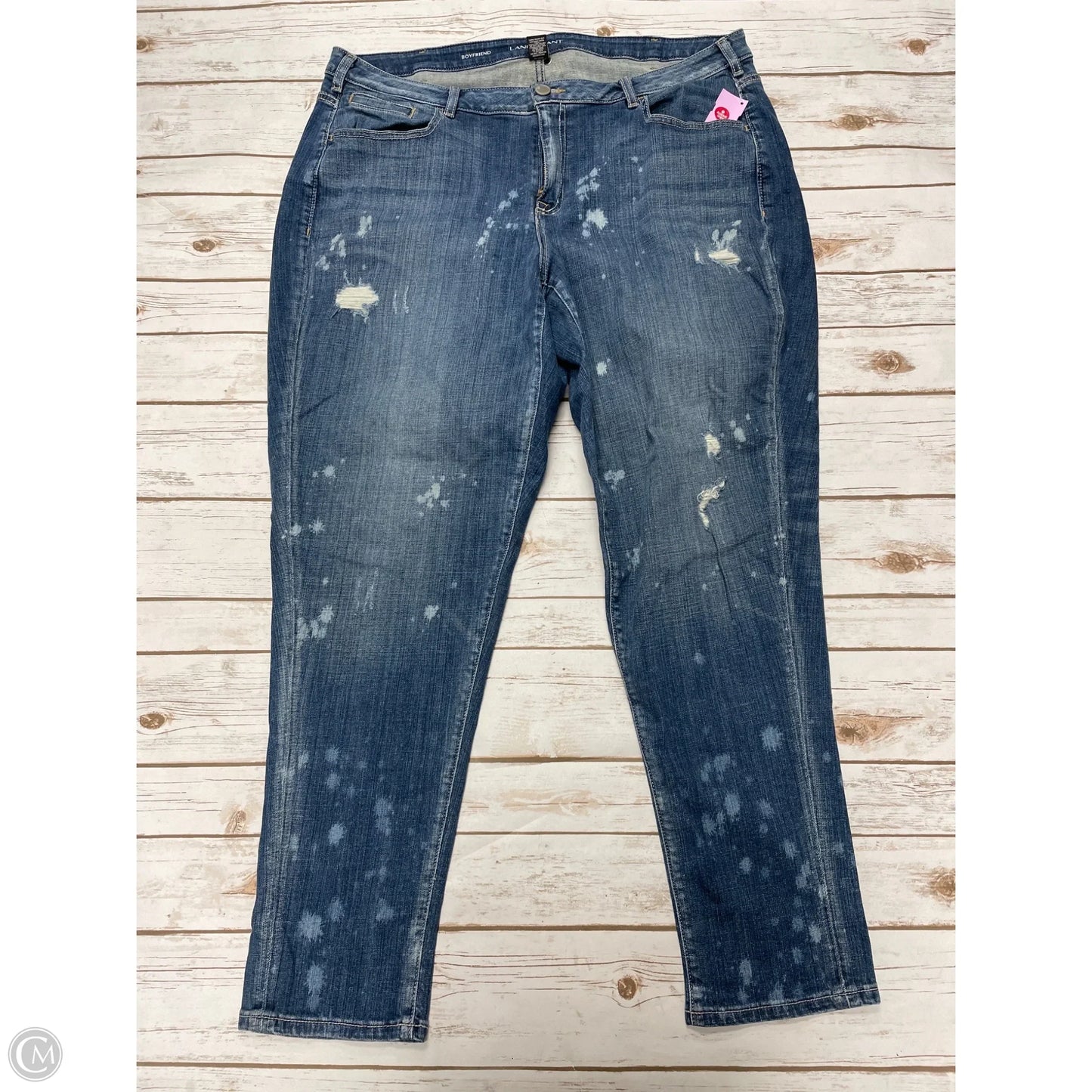 Jeans Straight By Lane Bryant In Blue, Size: 22