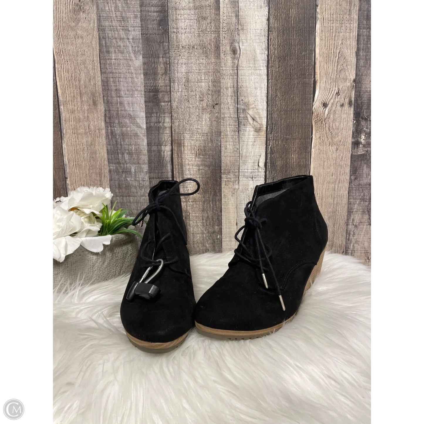 Boots Ankle Heels By Dr Scholls In Black, Size: 9