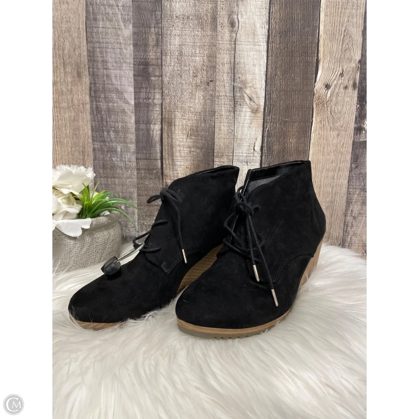 Boots Ankle Heels By Dr Scholls In Black, Size: 9