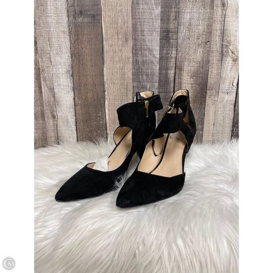 Sandals Heels Stiletto By Nine West In Black, Size: 10