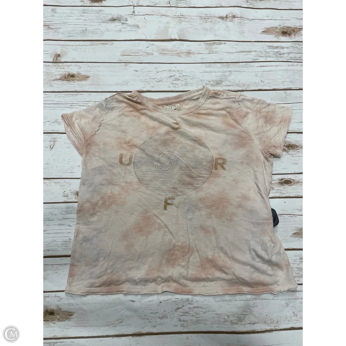 Top Short Sleeve By We The Free In Tie Dye Print, Size: Xs