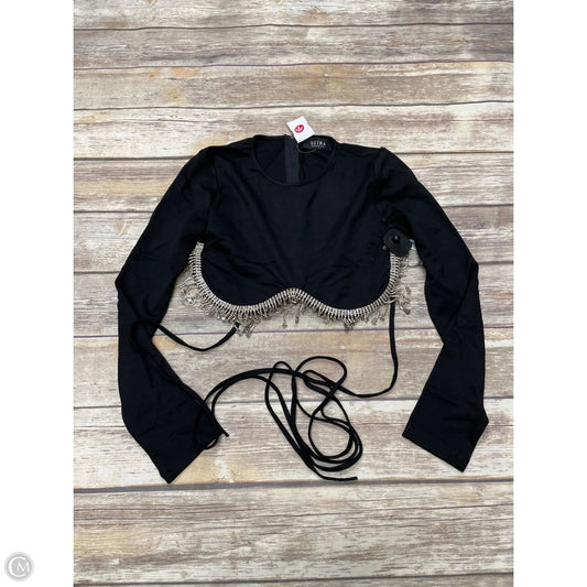 Top Long Sleeve By Akira In Black, Size: L