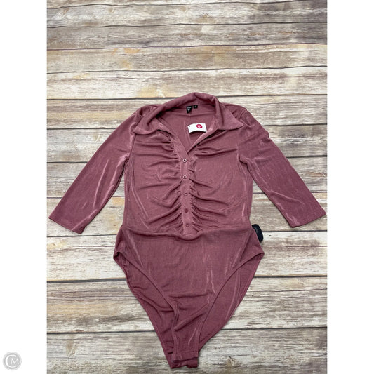 Top Long Sleeve By Shein In Mauve, Size: L
