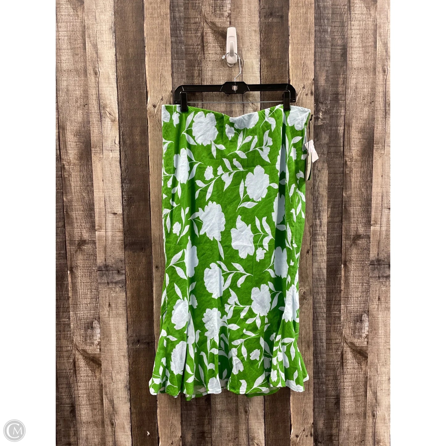 Skirt Designer By Kate Spade In Green, Size: Xl