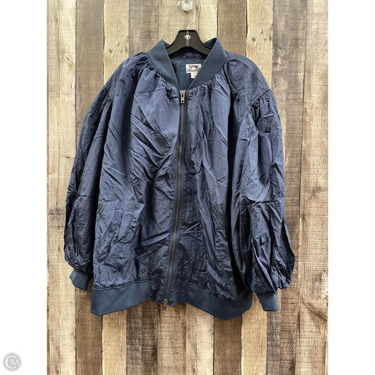 Athletic Jacket By Target In Navy, Size: 1x