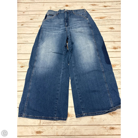 Jeans Wide Leg By Pilcro In Blue, Size: L