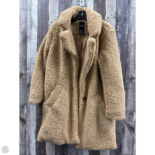 Coat Faux Fur & Sherpa By Me Jane In Brown, Size: Xl