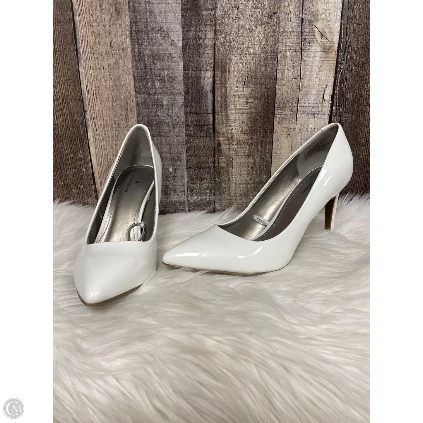 Shoes Heels Stiletto By Worthington In White, Size: 9.5