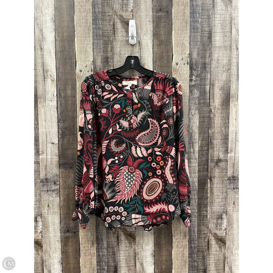 Top Long Sleeve By Loft In Multi-colored, Size: Xs