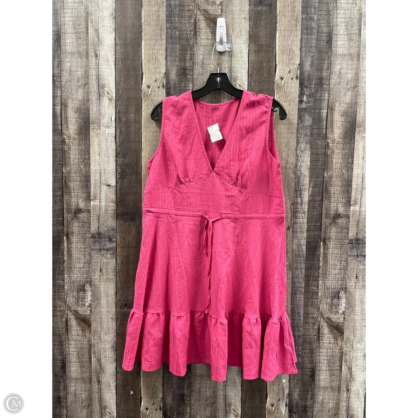Dress Casual Short By Cmf In Pink, Size: L